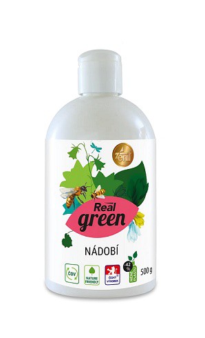 Real Green na nádobí 500ml /ECO | Čistící a mycí prostředky - Saponáty - Saponáty na nádobí